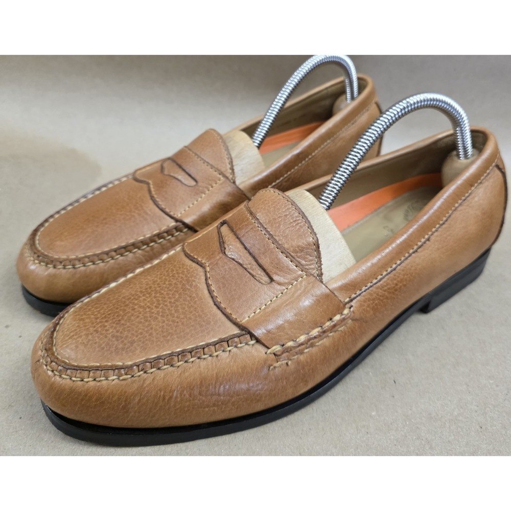 Cole Haan (Sz 10 M) Grand Os Pinch Penny Loafer Brown Mens